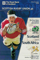 Scotland v South Africa 1997 rugby  Programme